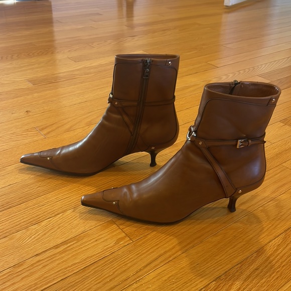 Prada Cowboy Boot Kitten Heel - Picture 2 of 9